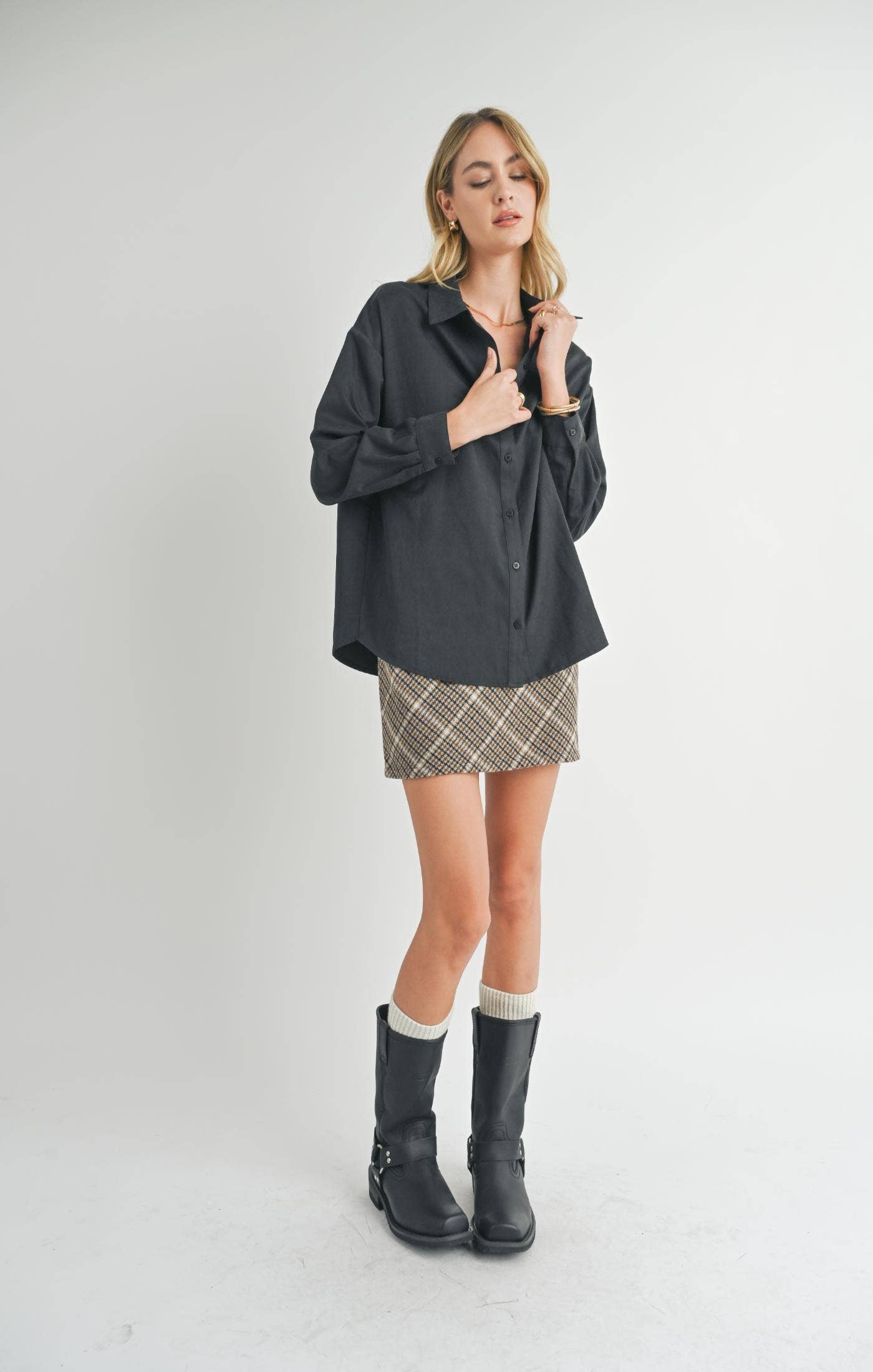 Olive Groves Shirt: BLACK