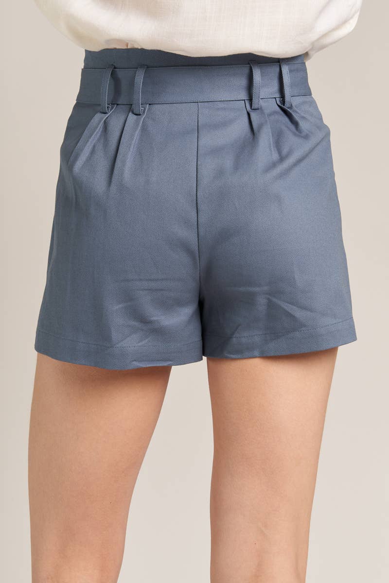 High Waisted Paperbag Shorts