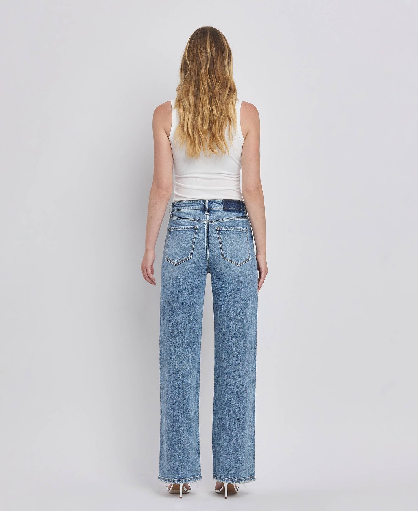 Vervet 90'S SUPER HIGH RISE WIDE JEANS