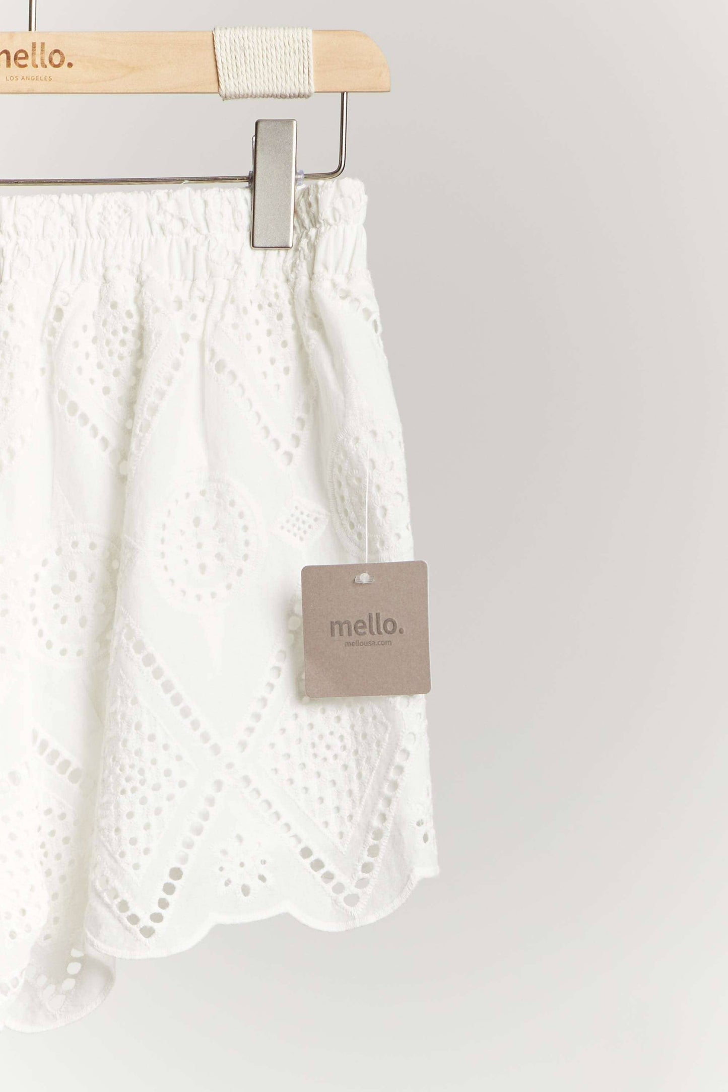 Elastic Waist Laced Shorts