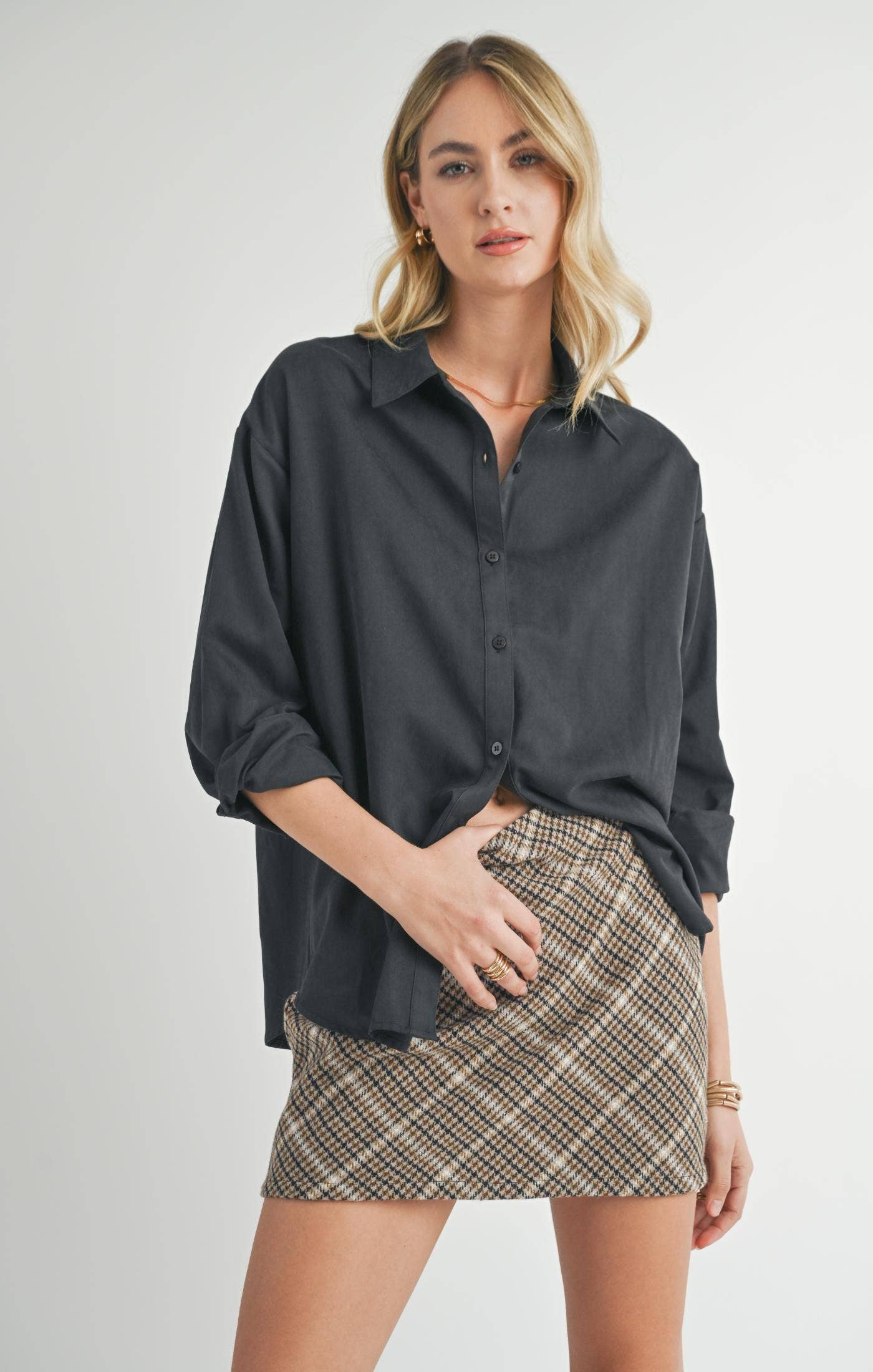 Olive Groves Shirt: BLACK