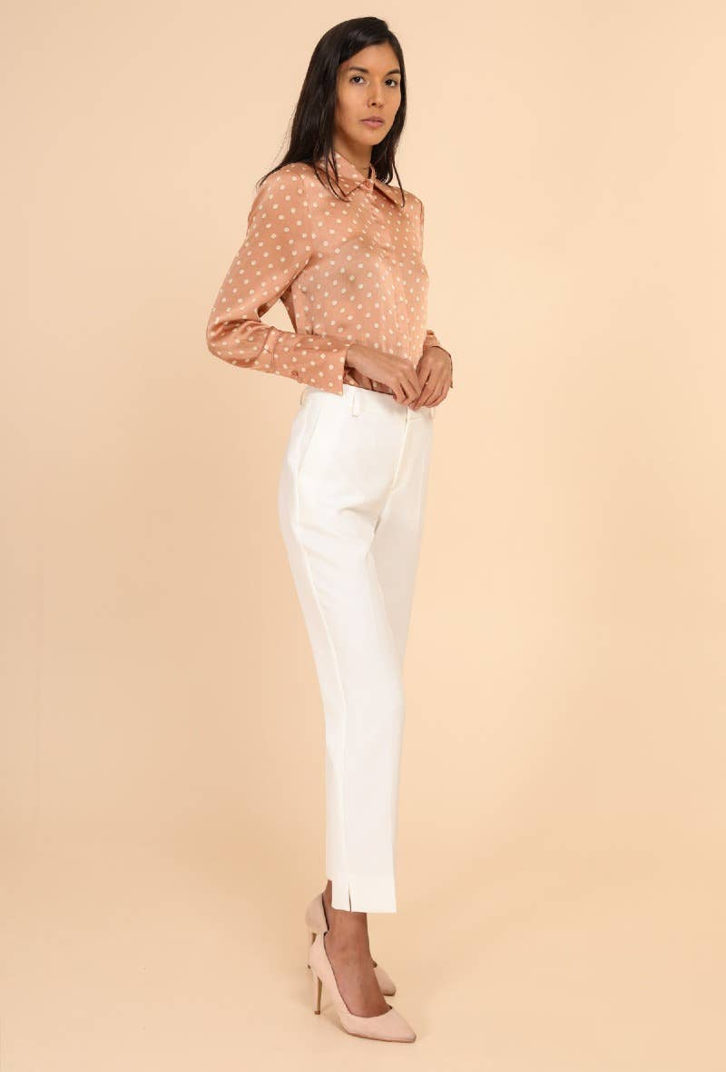 Signature High Waist Cigarette Pants