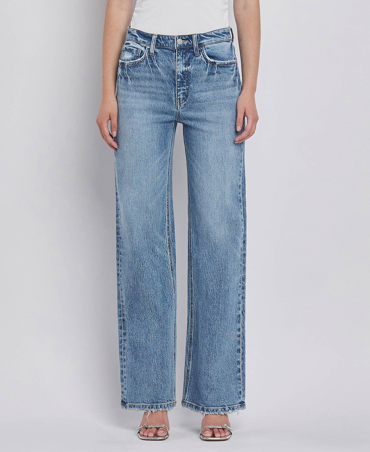 Vervet 90'S SUPER HIGH RISE WIDE JEANS
