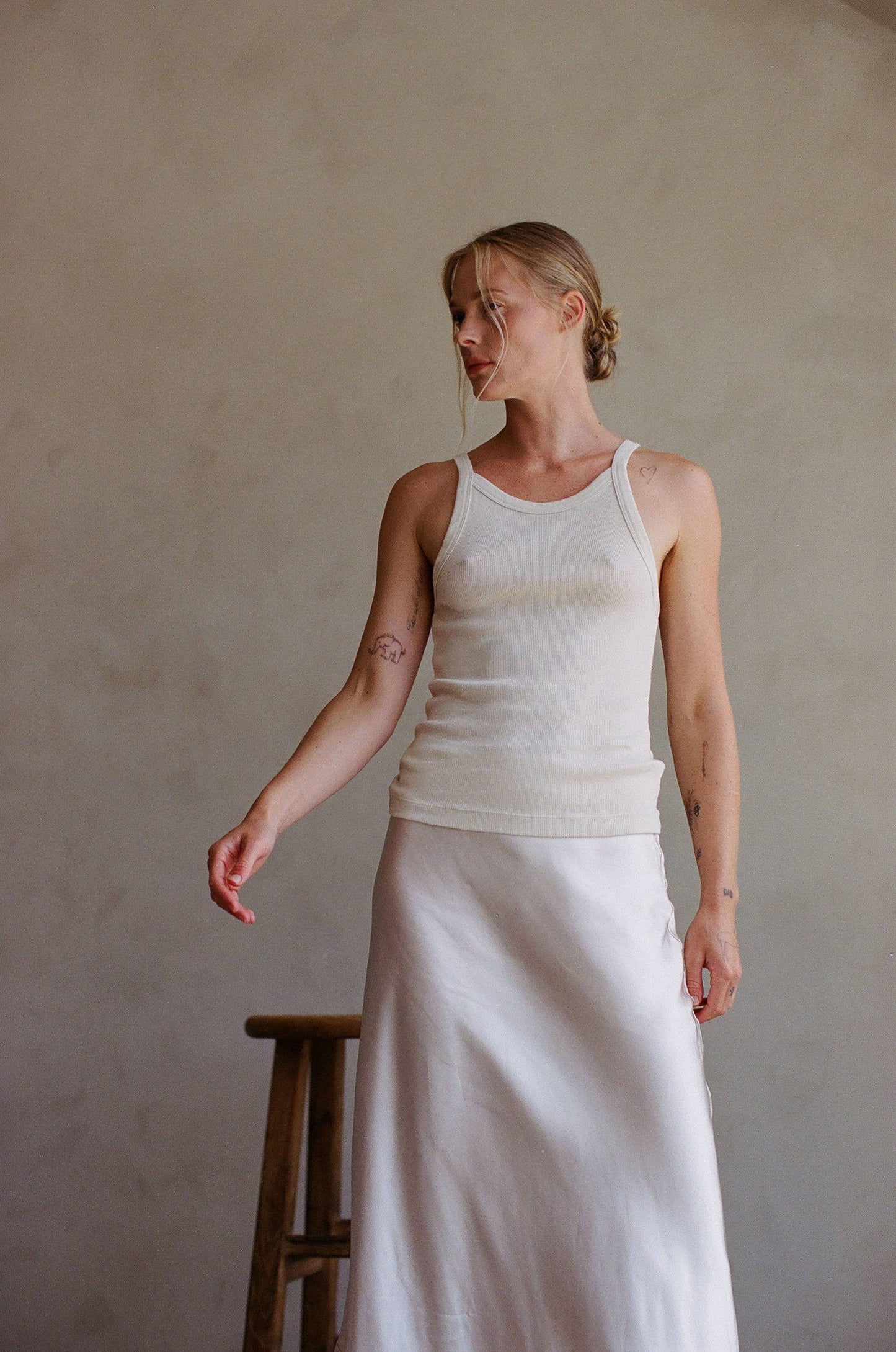 Satin Maxi Skirt