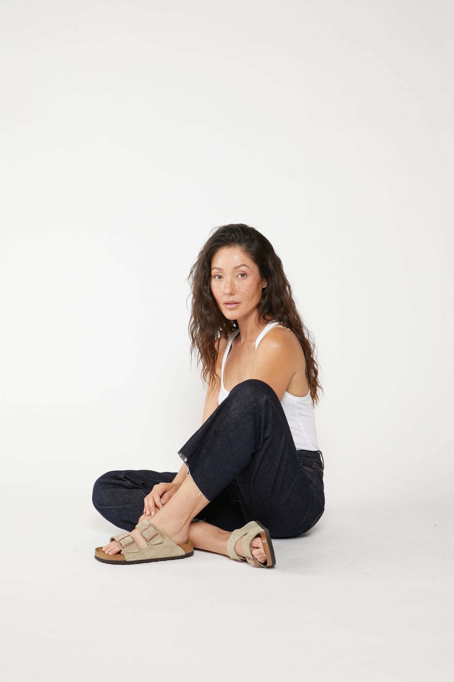 Oliver Thomas Aberdeen Ankle Crop High Rise Jean, Timbers