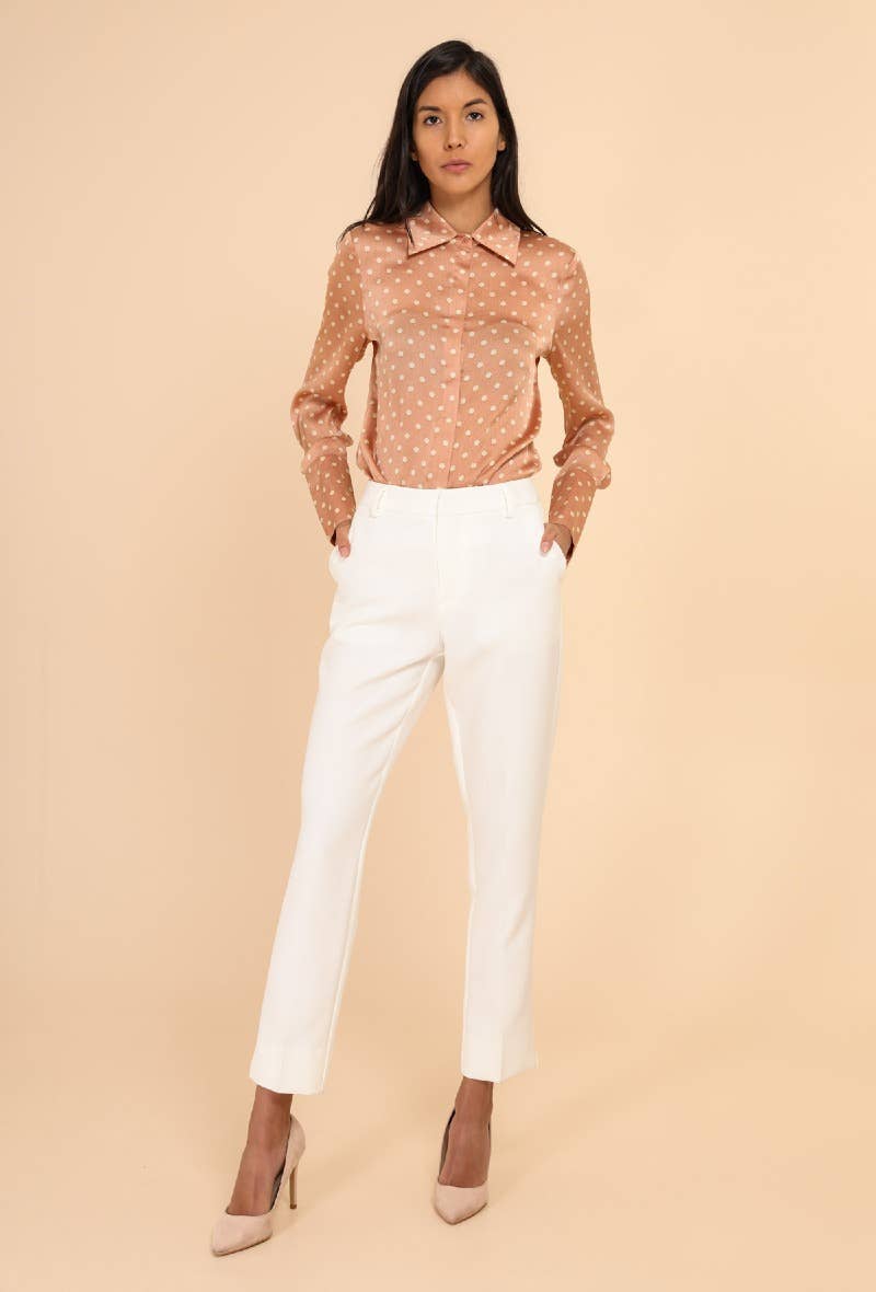 Signature High Waist Cigarette Pants