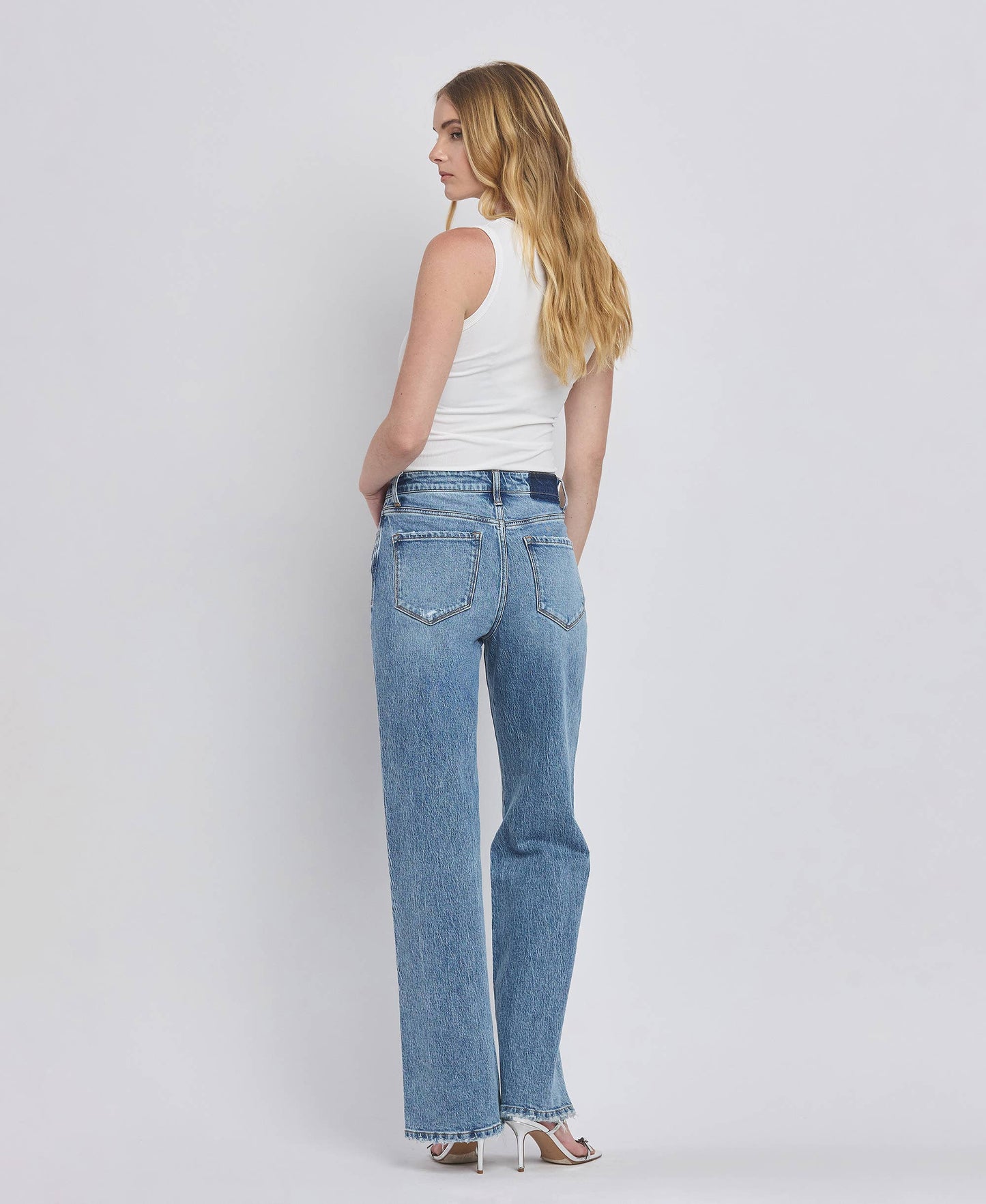 Vervet 90'S SUPER HIGH RISE WIDE JEANS