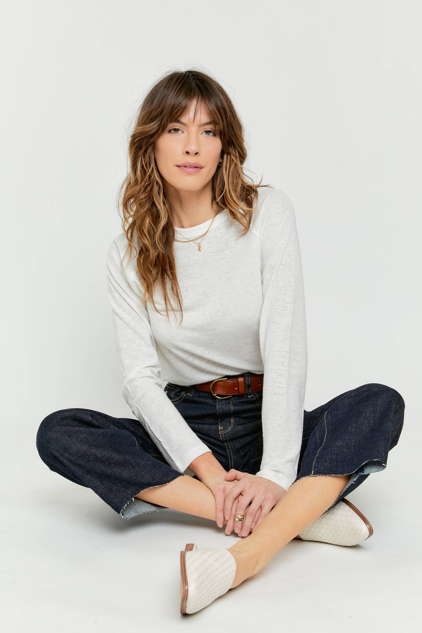 Oliver Thomas Aberdeen Ankle Crop High Rise Jean, Timbers