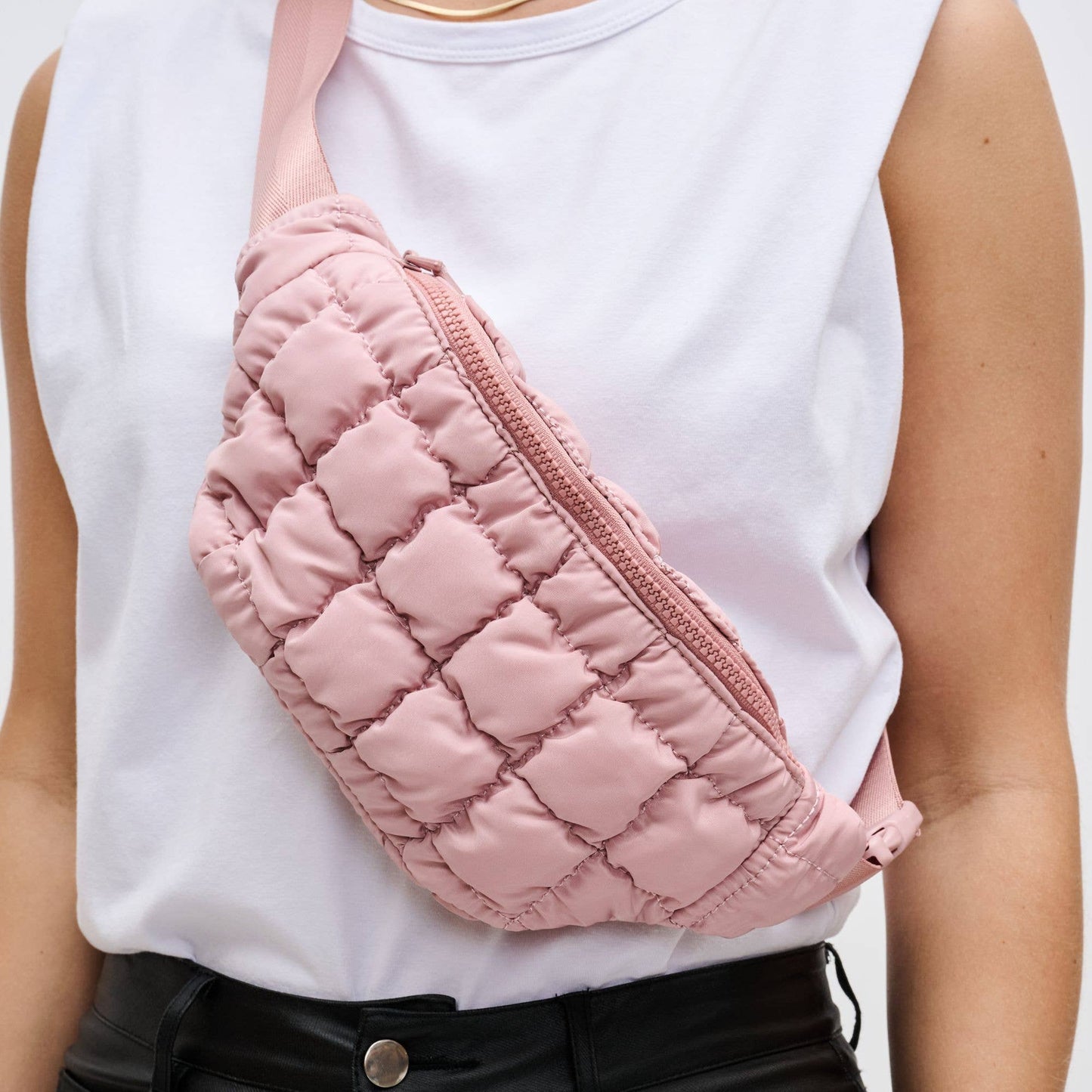 Resurgence - Quilted Puffer Nylon Belt Bag