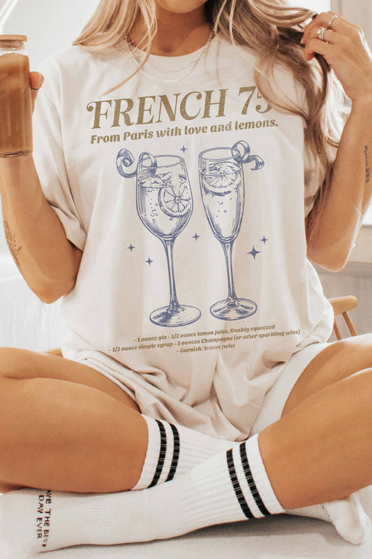 FRENCH 75 OVERSIZED TEE