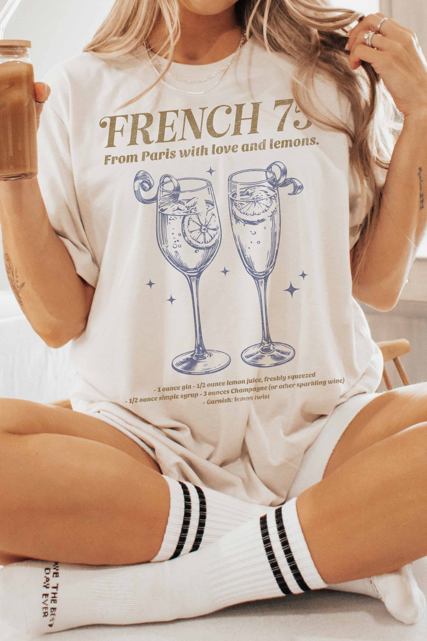 FRENCH 75 OVERSIZED TEE