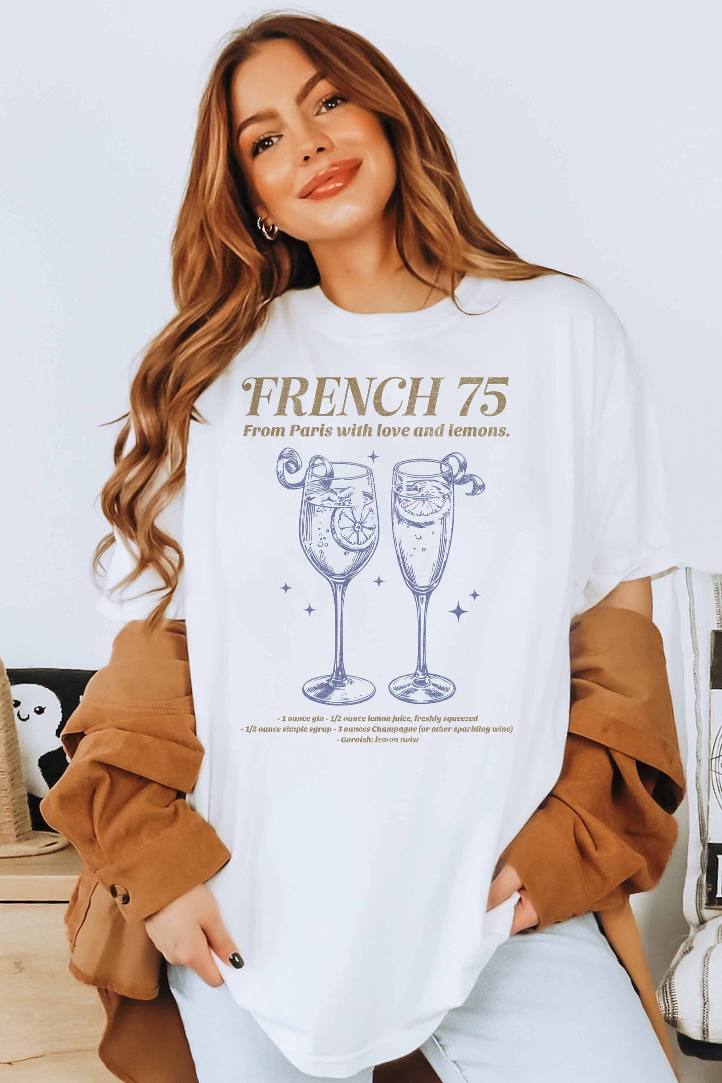 FRENCH 75 OVERSIZED TEE