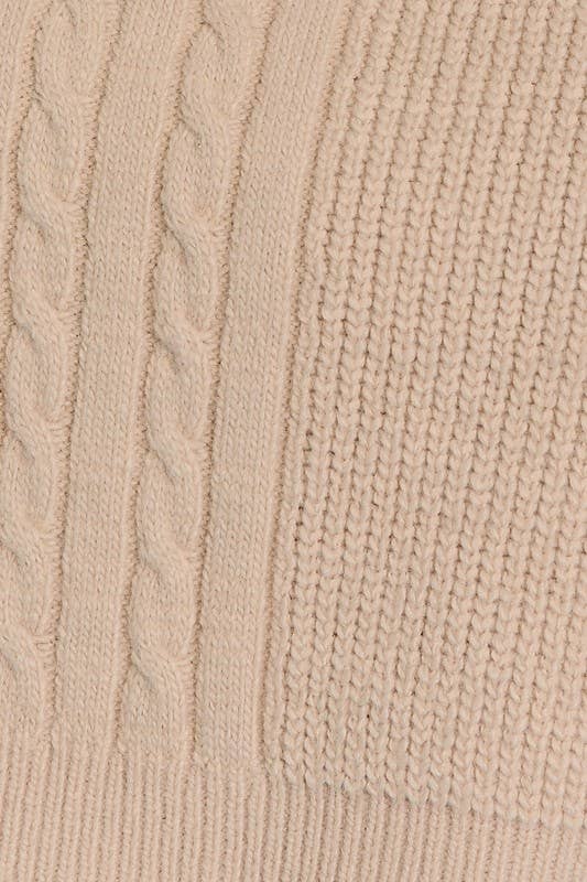 Turtle Neck Sweater Vest