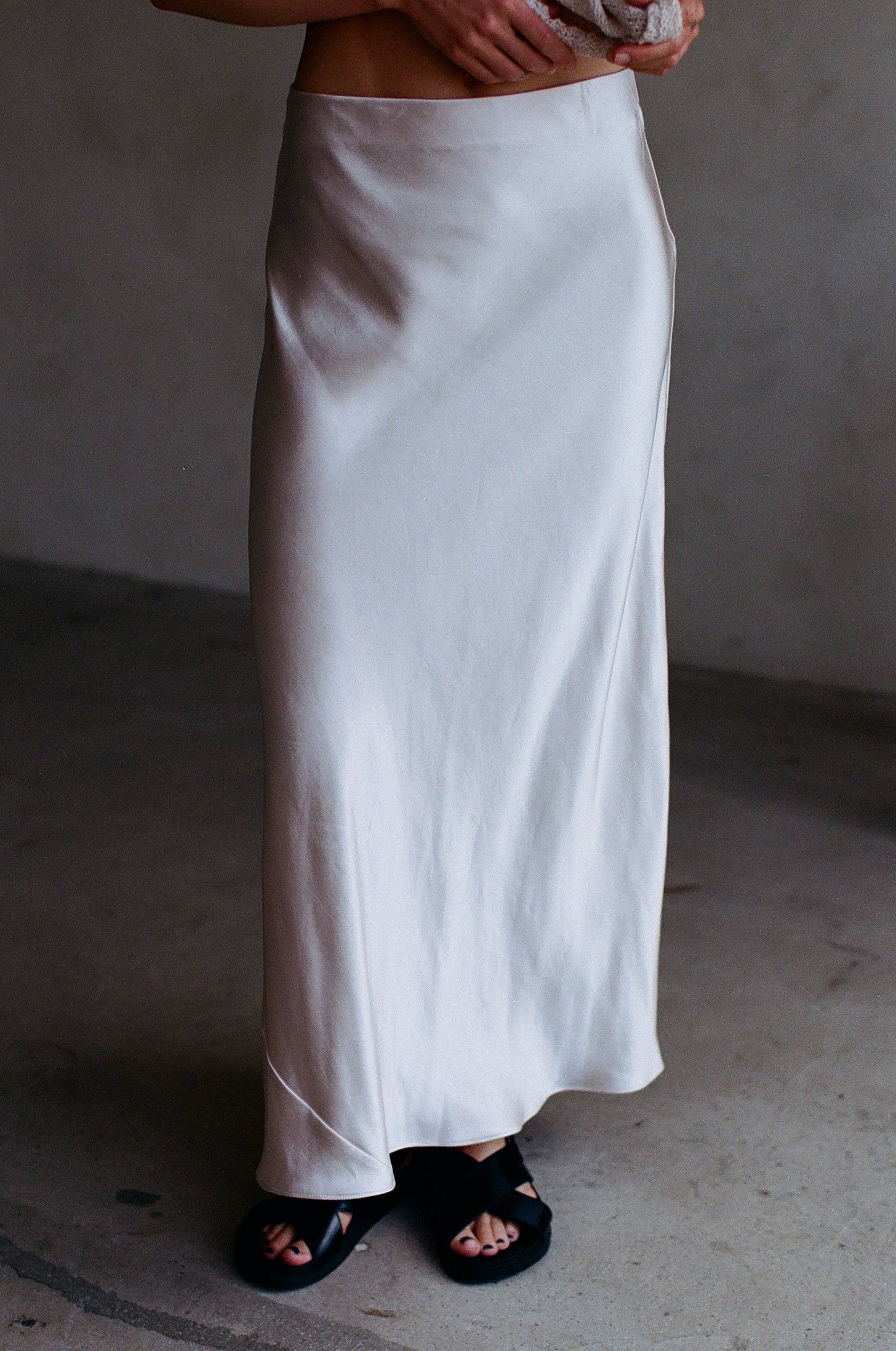 Satin Maxi Skirt