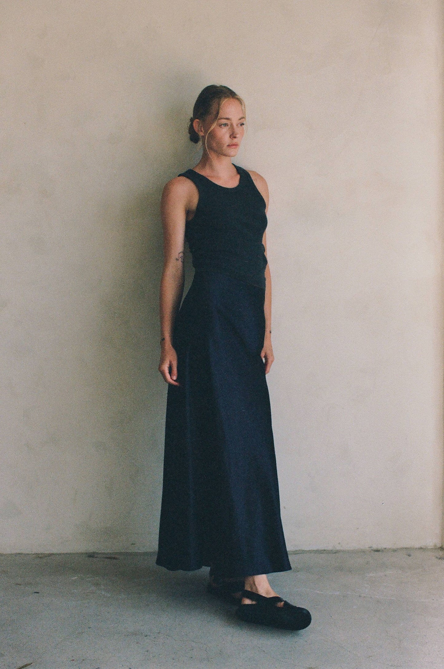 Satin Maxi Skirt