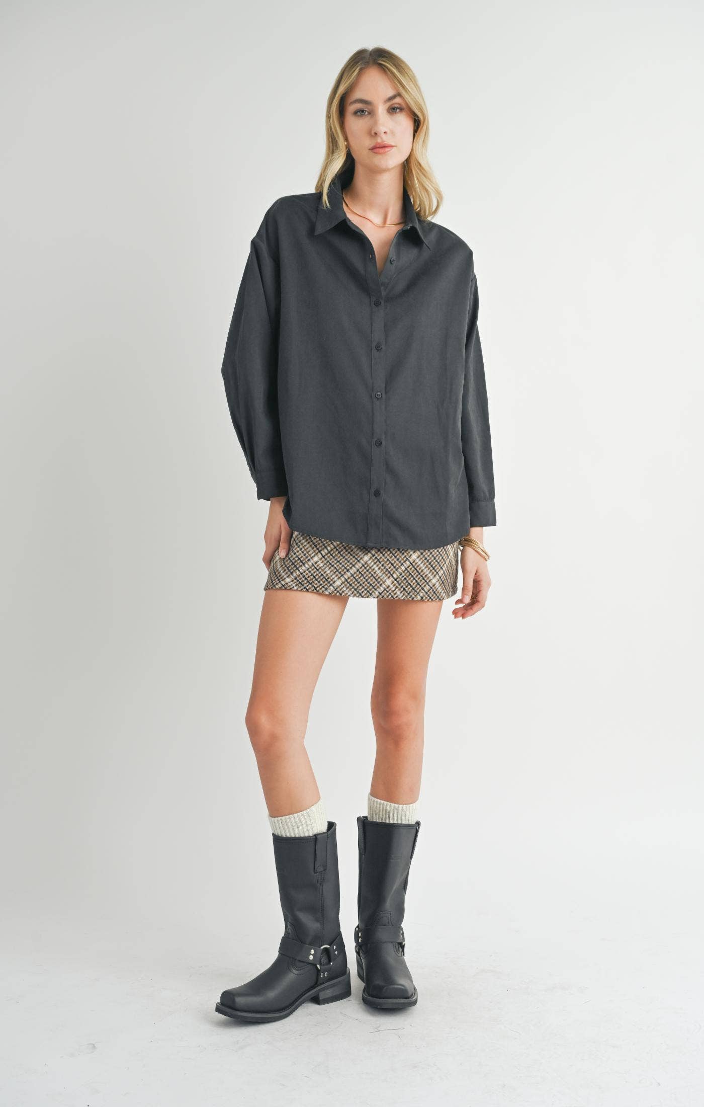 Olive Groves Shirt: BLACK