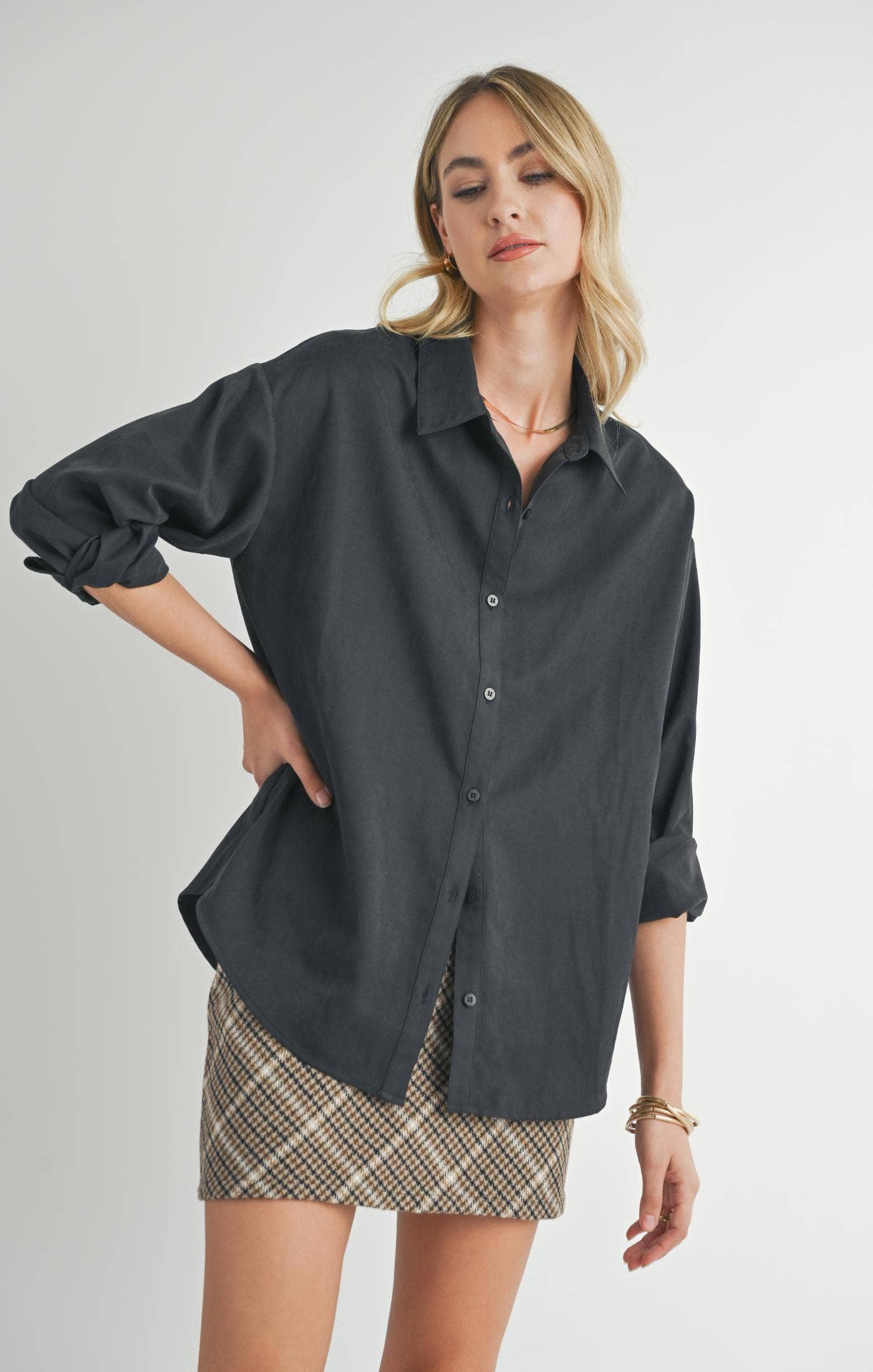 Olive Groves Shirt: BLACK