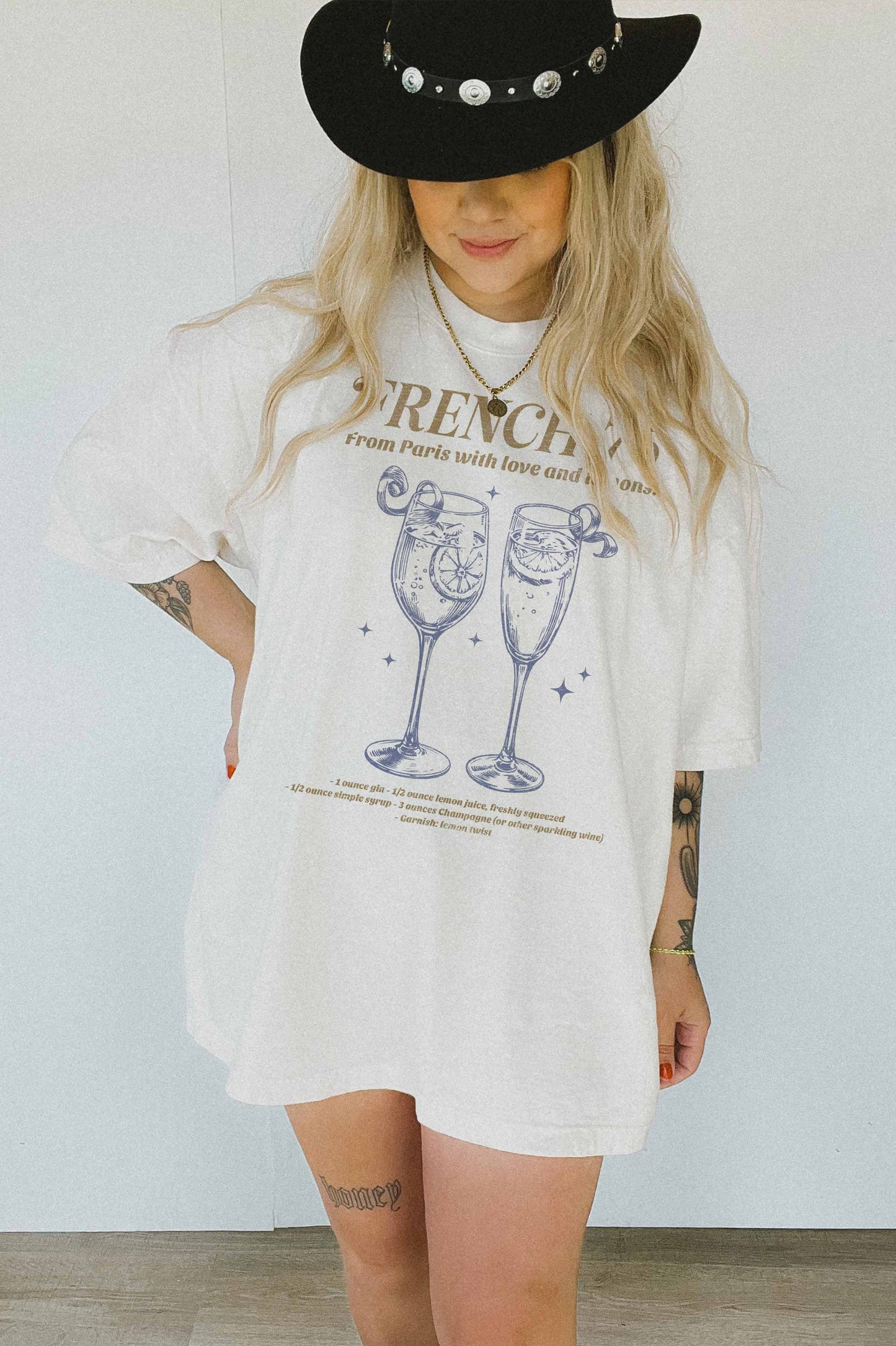 FRENCH 75 OVERSIZED TEE