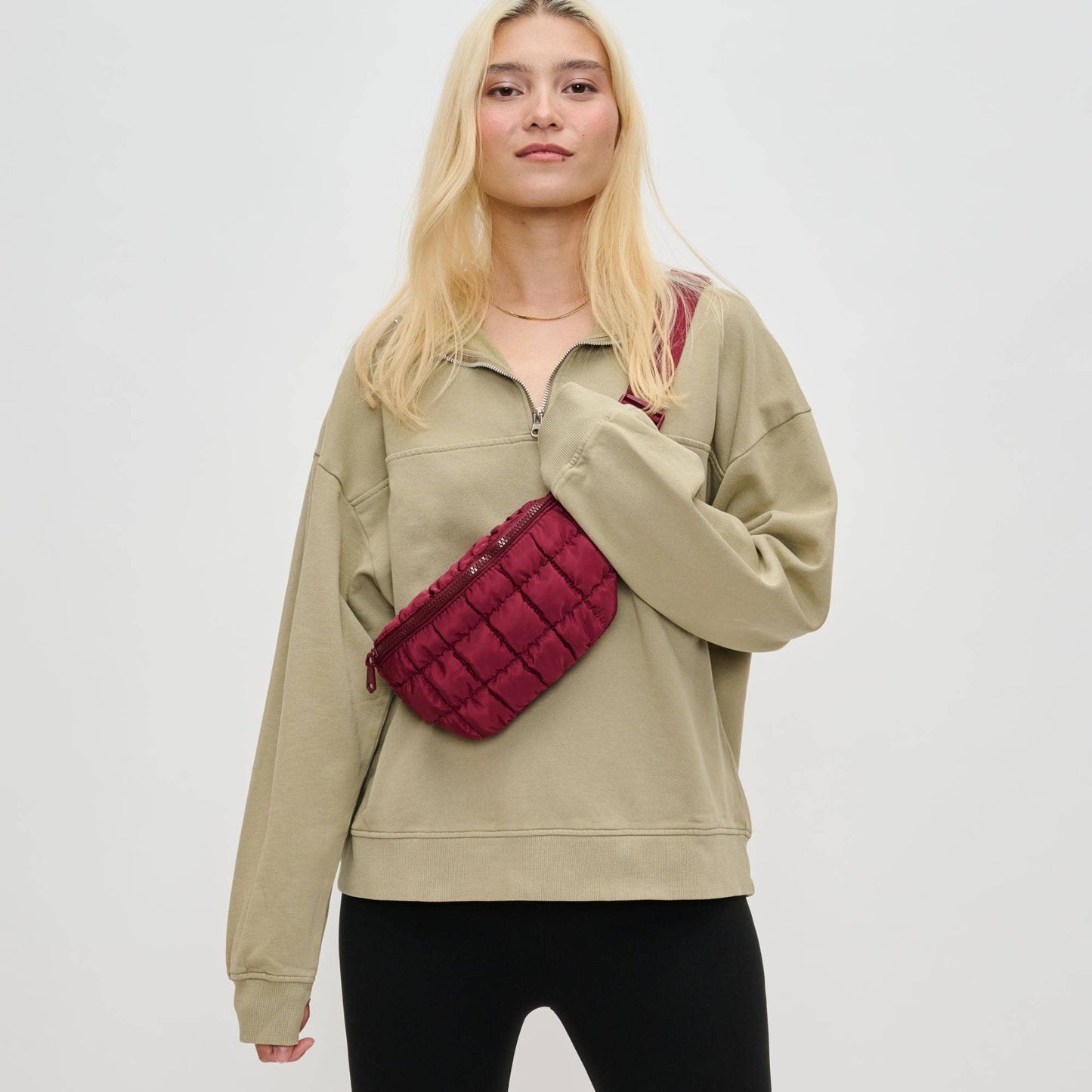 Resurgence - Quilted Puffer Nylon Belt Bag